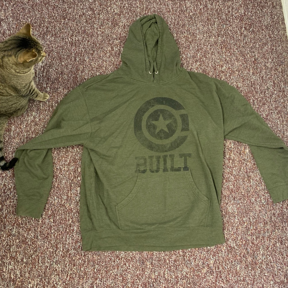 CrossFit, Sweatshirt, Green, 2XL, New